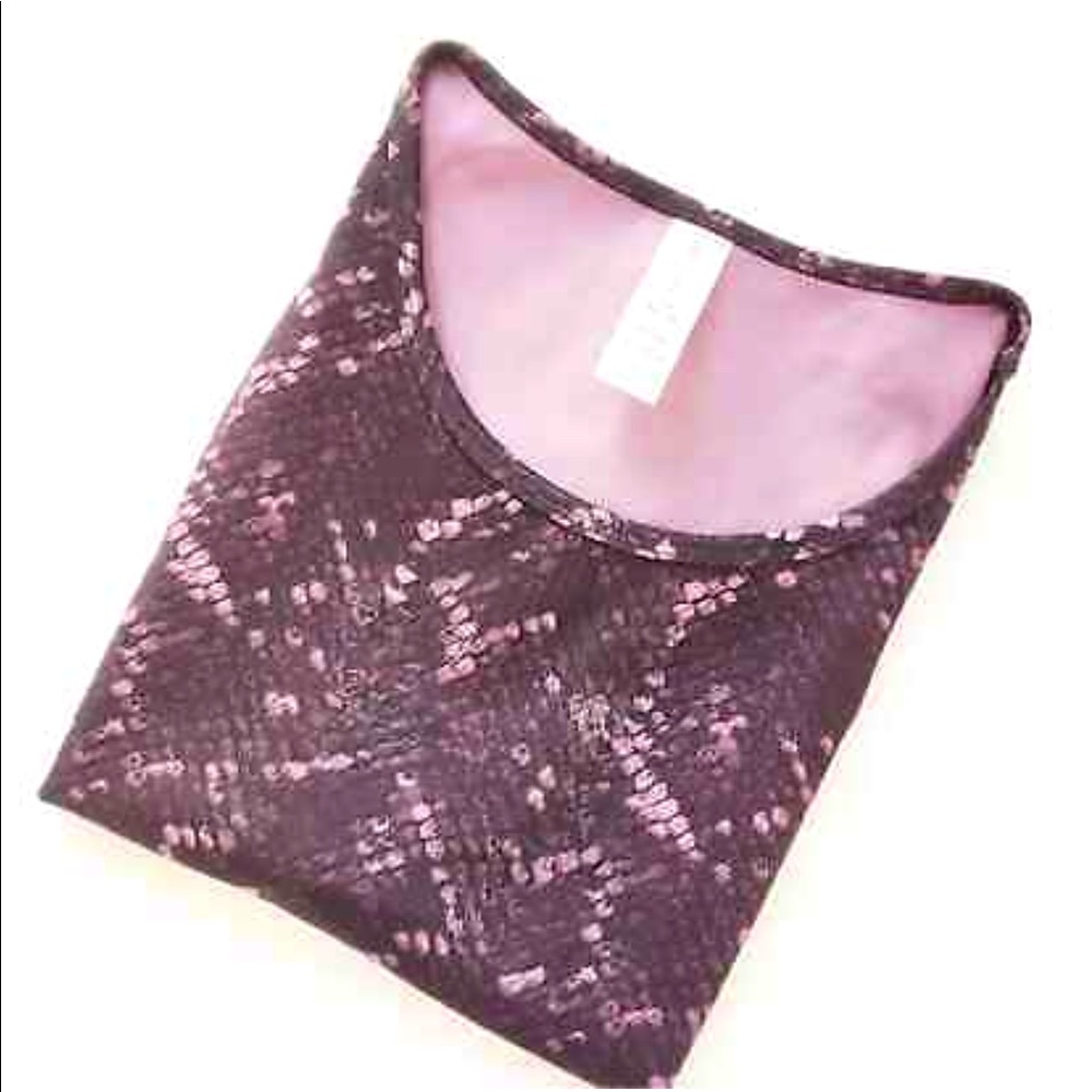 Balance Collection Mia Large Wild Plum Snake Print Active Tank Top Crop - Picture 3 of 7
